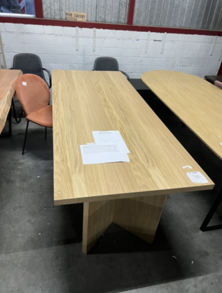 Eettafel 220 x 90 cm, Vtwonen, Angle, Bruin